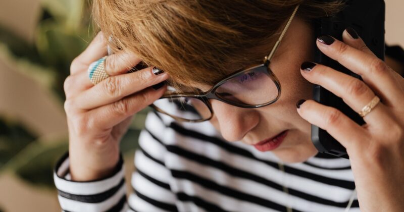 stressed woman